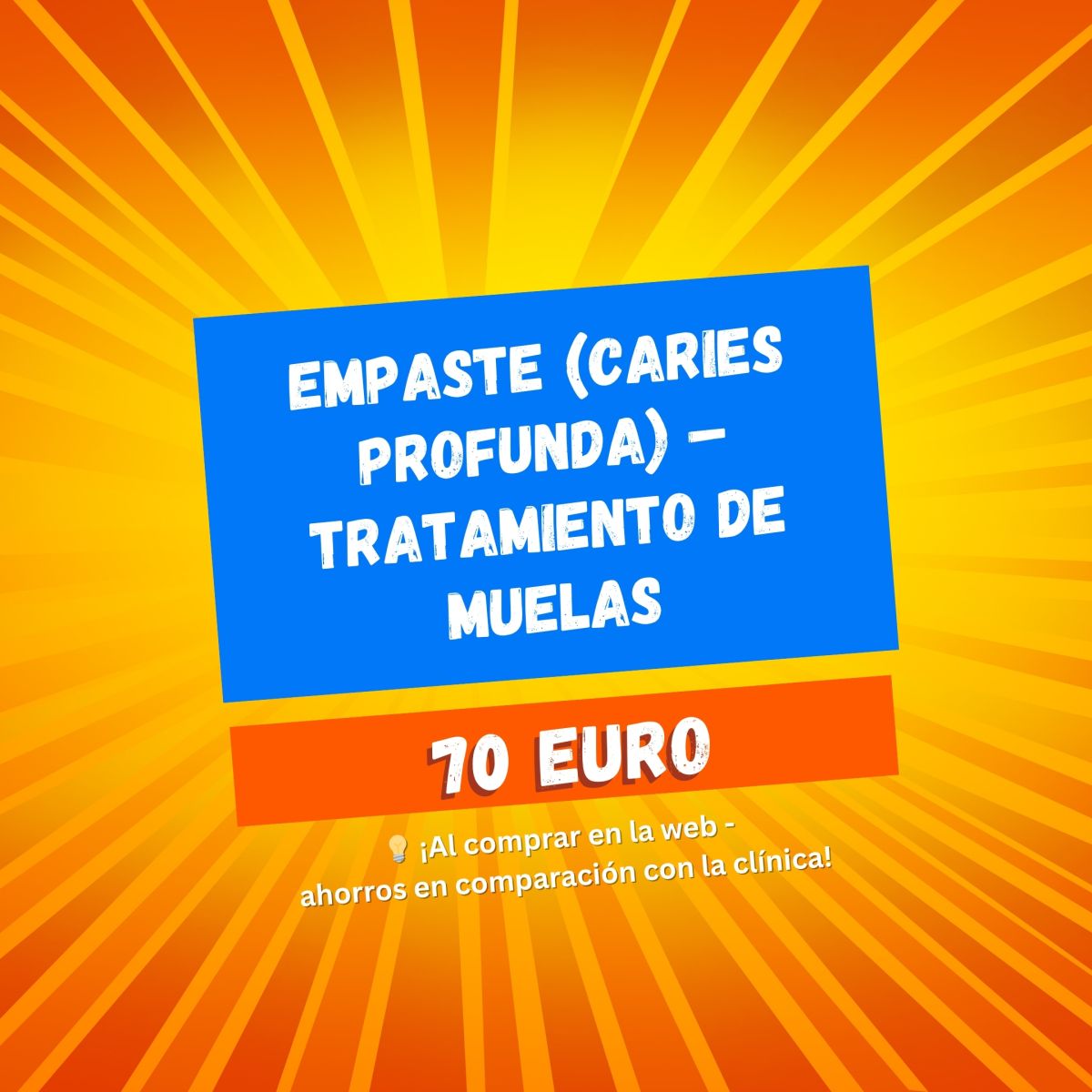 Empaste (caries profunda) – Tratamiento de muelas
