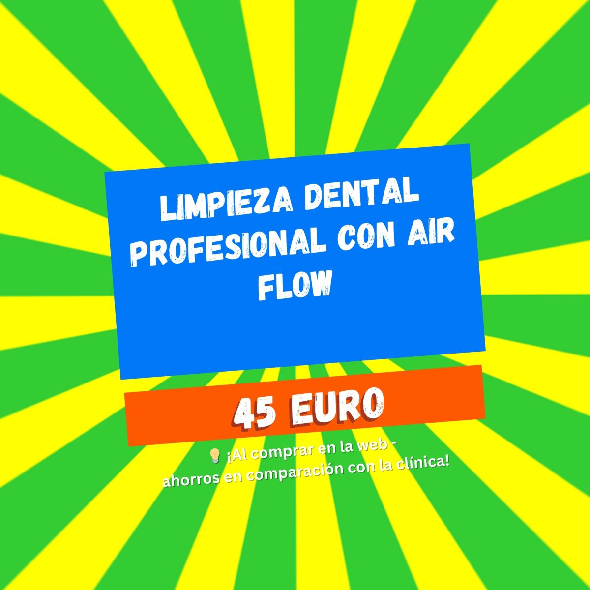 Limpieza dental profesional con Air Flow