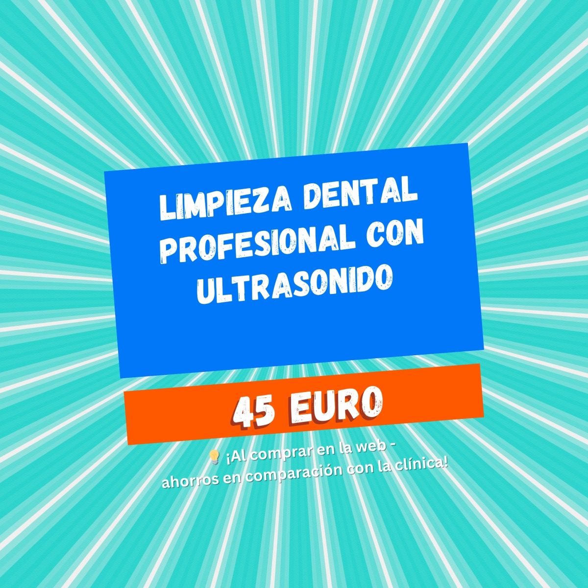 Limpieza dental profesional con ultrasonido