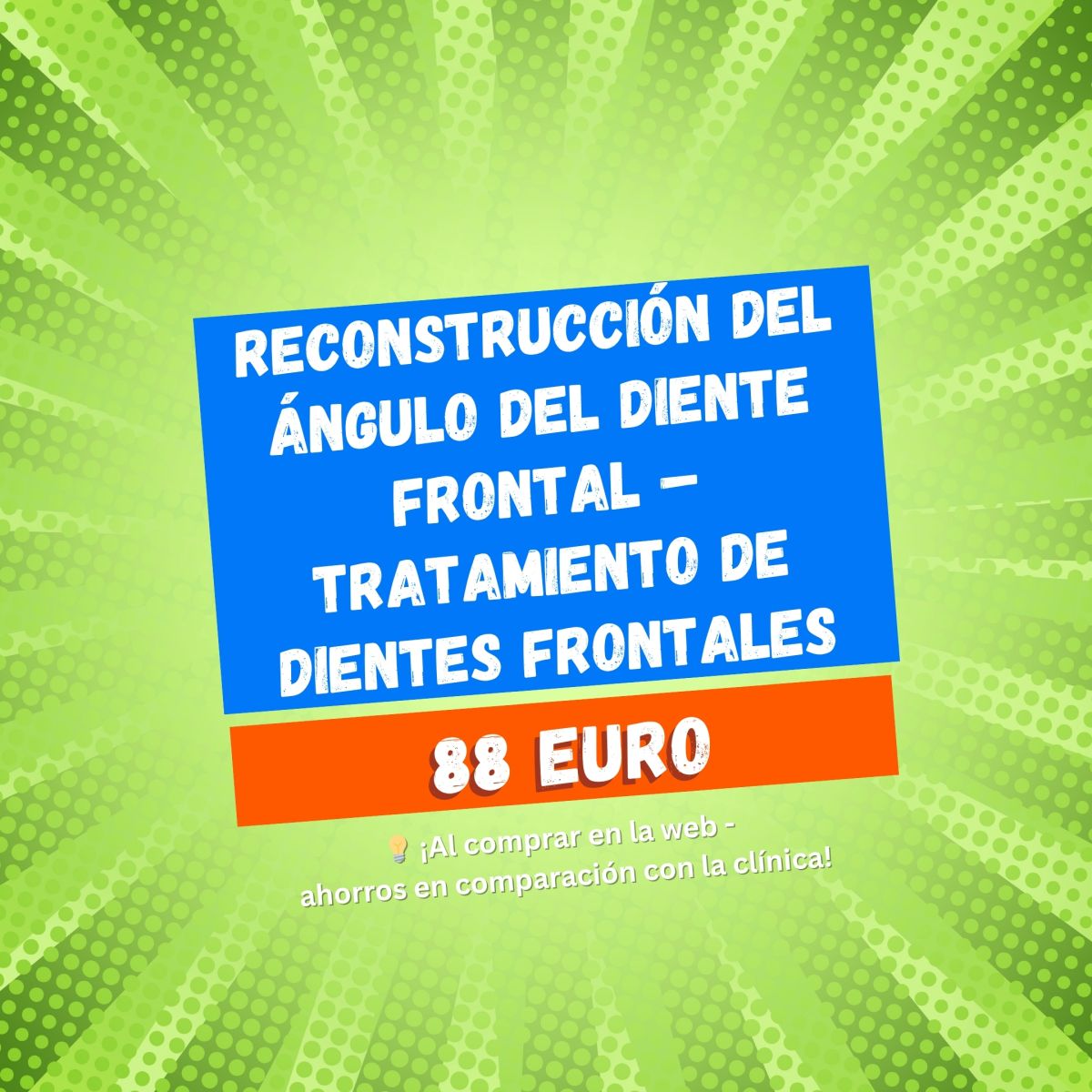 Reconstrucción del ángulo del diente frontal – Tratamiento de dientes frontales