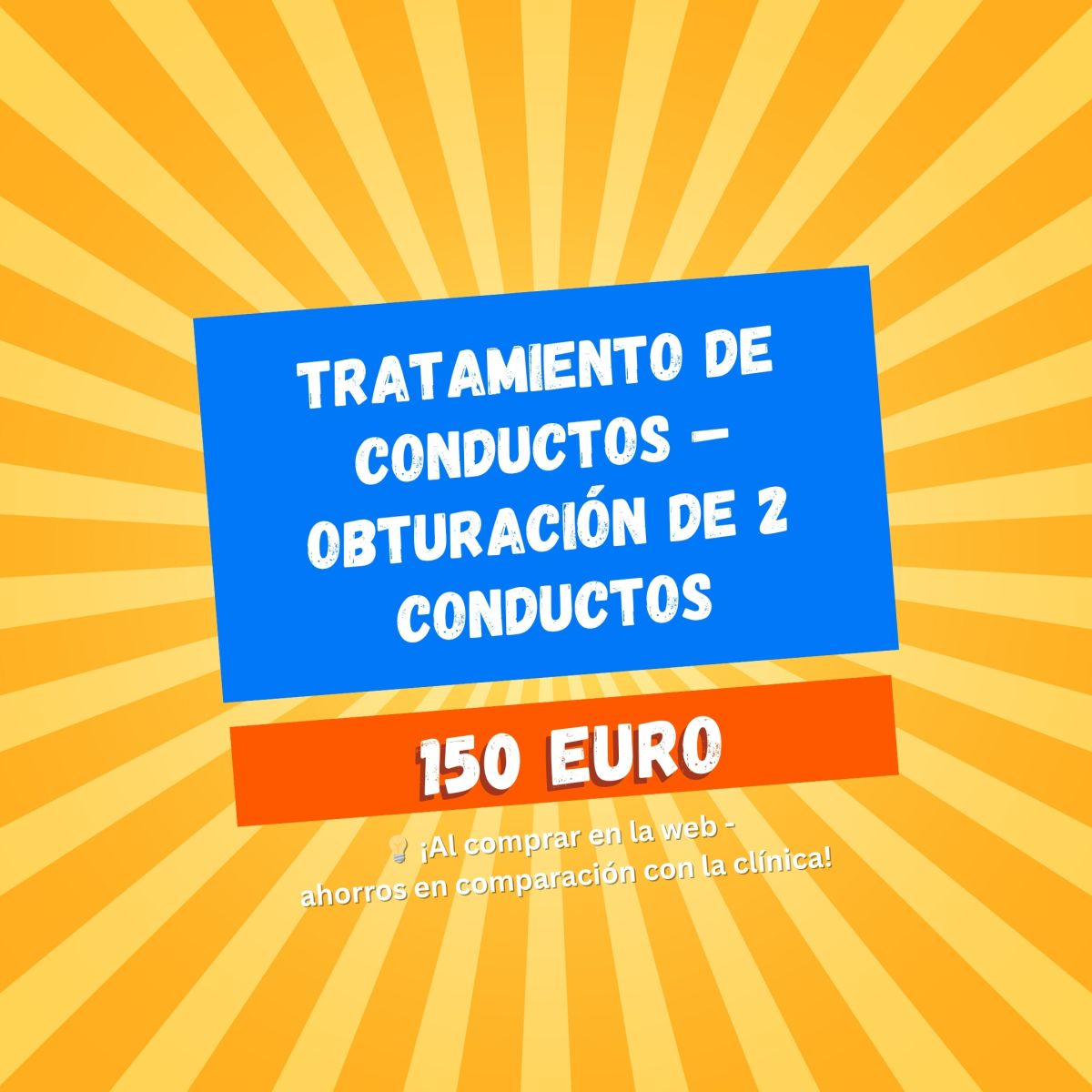 Tratamiento de conductos – Obturación de 2 conductos